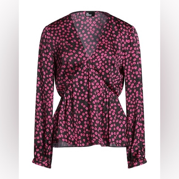 NWT - The Kooples Daisy Dots Printed Top - Picture 3 of 11